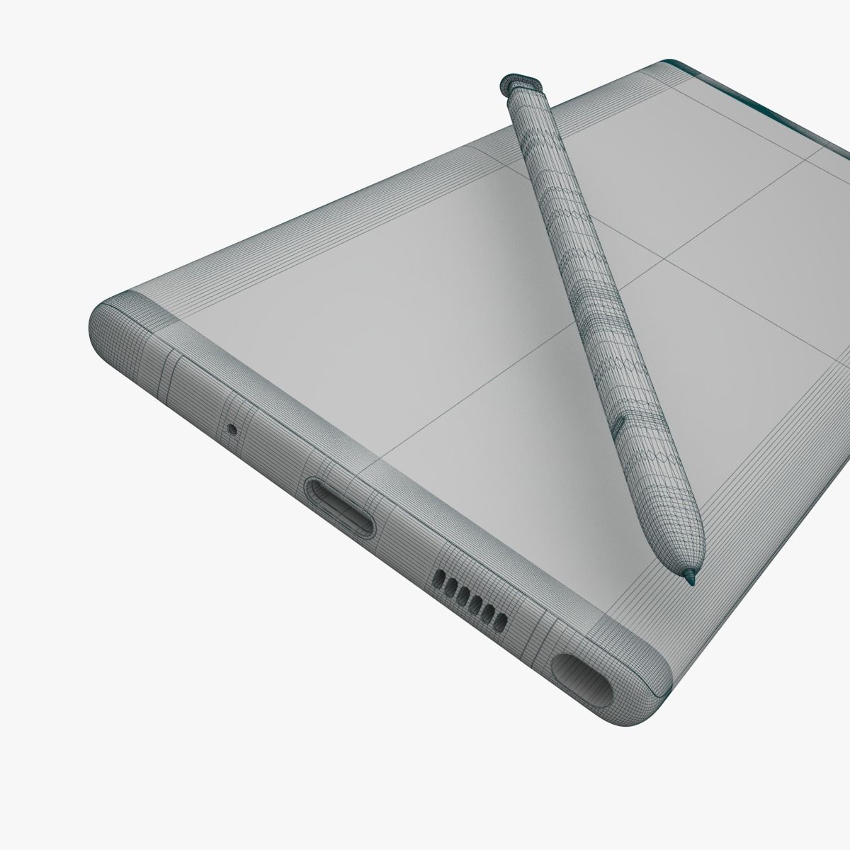 Samsung Galaxy Note 10 Plus Full Color 3D model_18