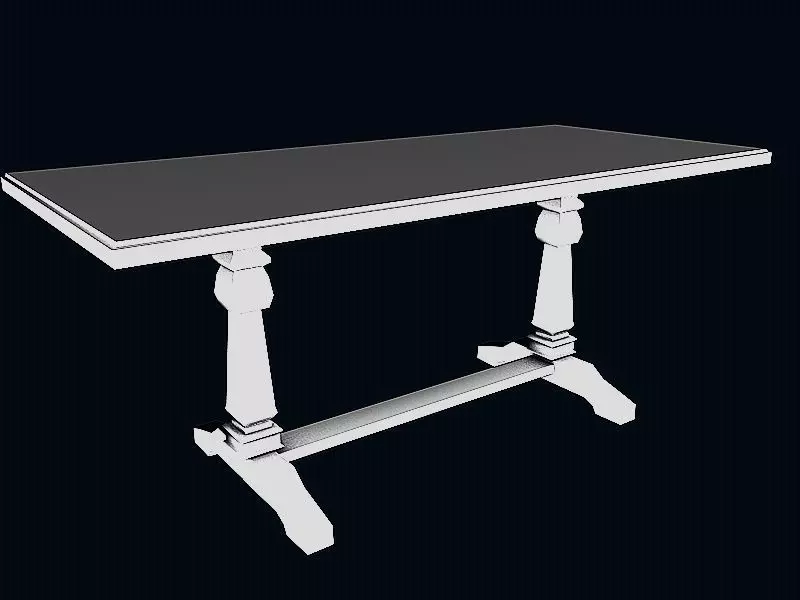 Dinning table 9 3D model_0