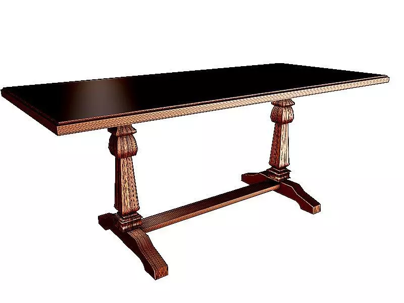 Dinning table 10 3D model_0