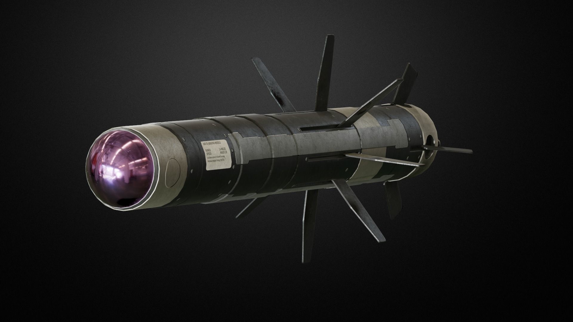 FGM-148 Javelin Low-poly 3D model_6