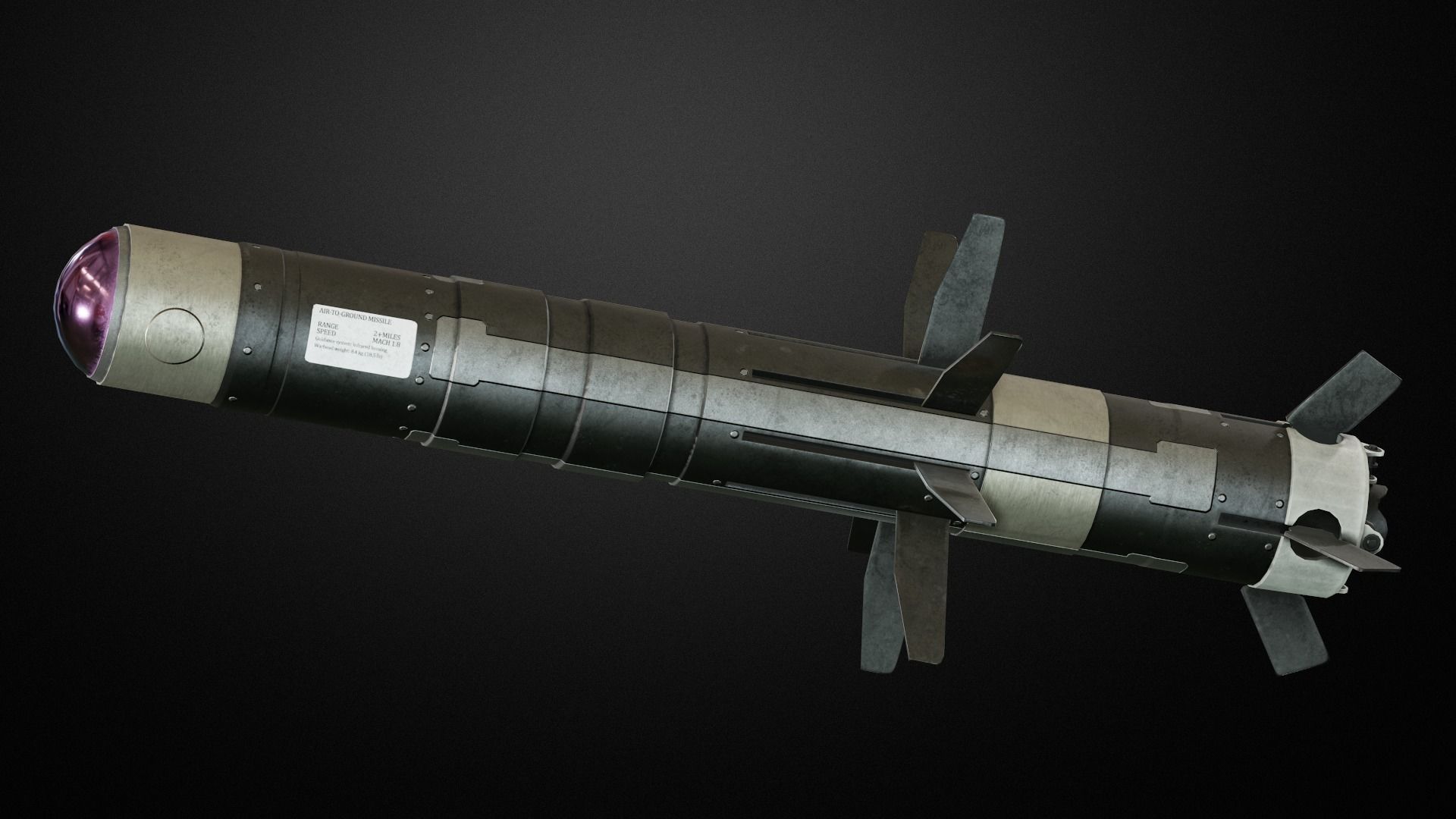 FGM-148 Javelin Low-poly 3D model_4