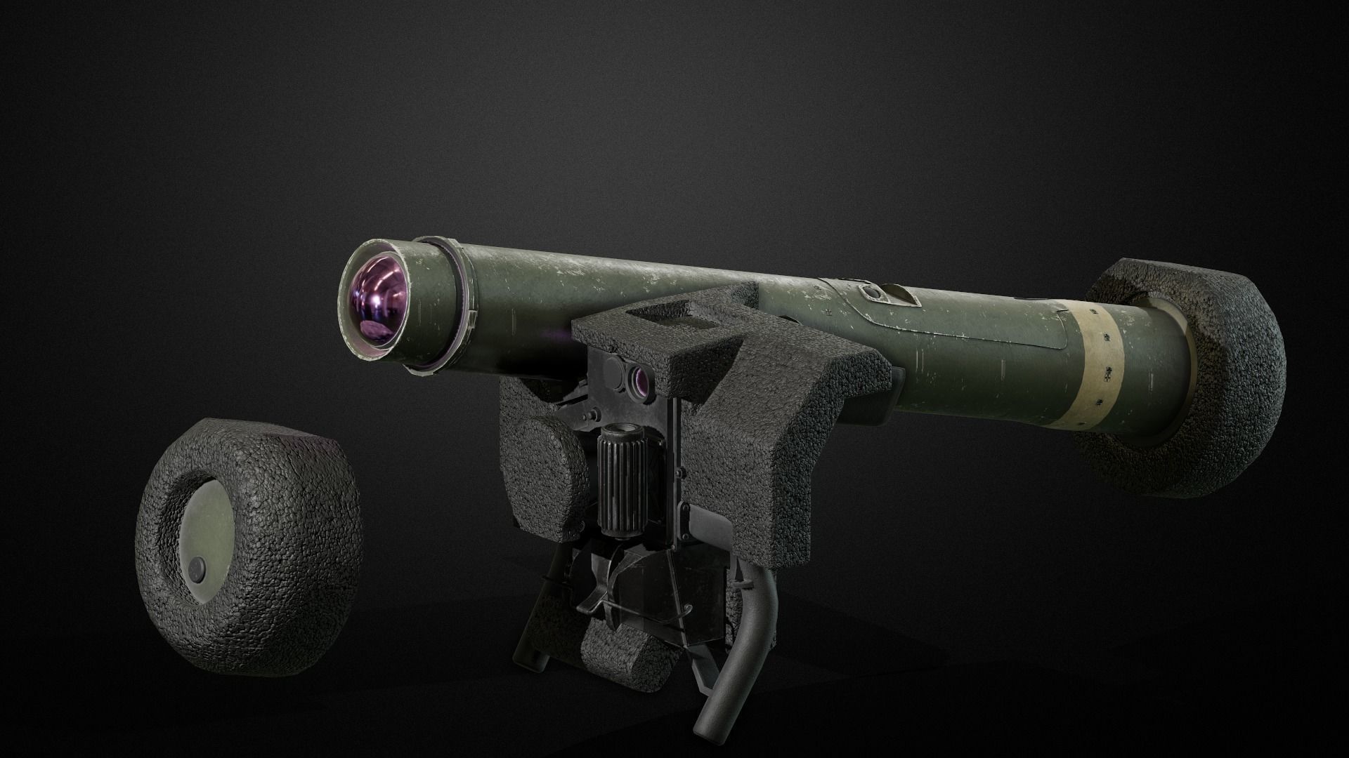 FGM-148 Javelin Low-poly 3D model_9