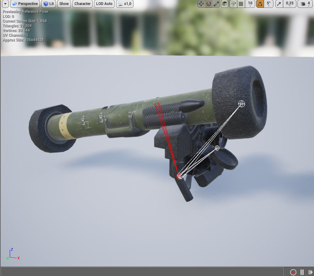 FGM-148 Javelin Low-poly 3D model_12