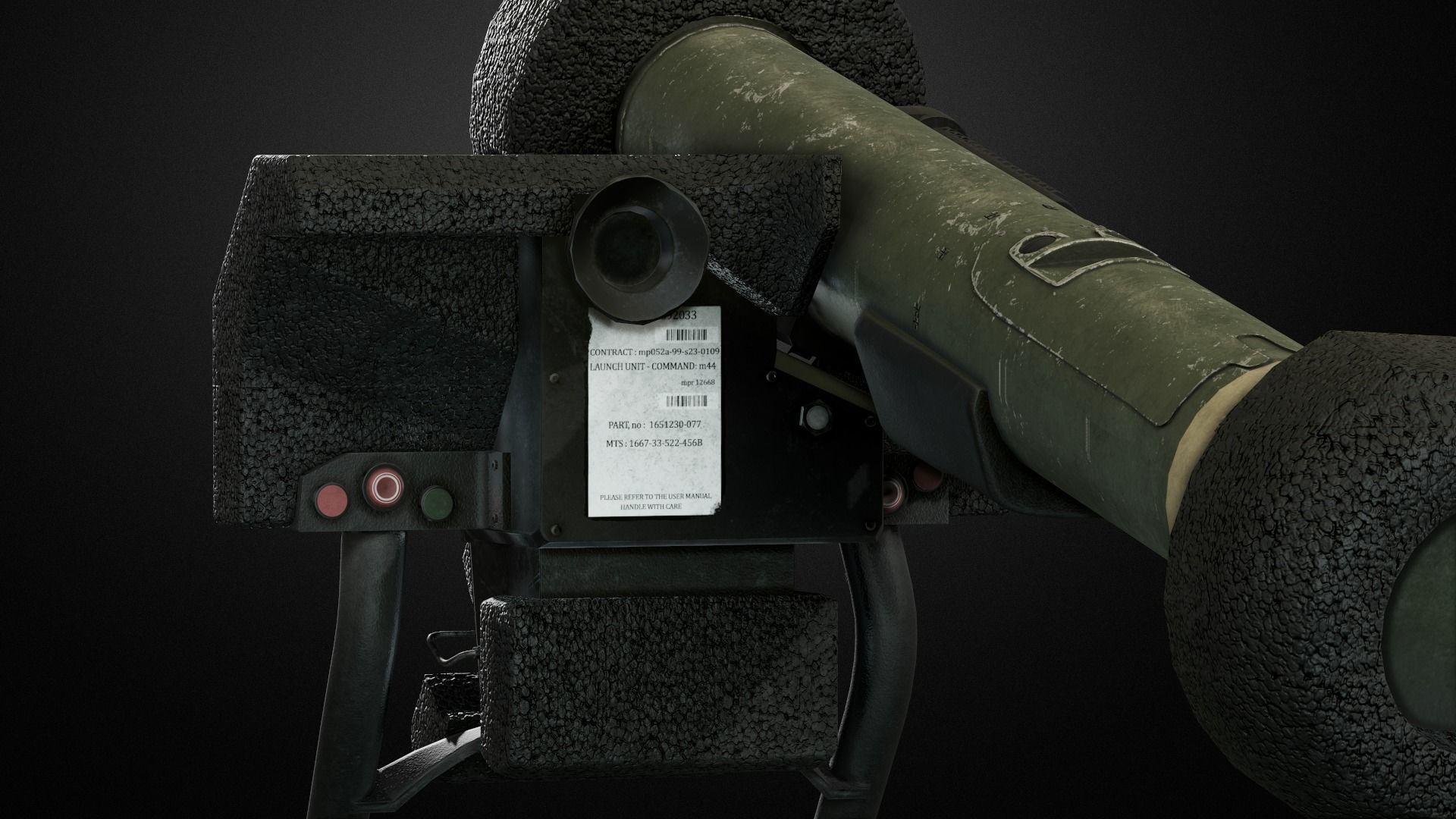 FGM-148 Javelin Low-poly 3D model_7