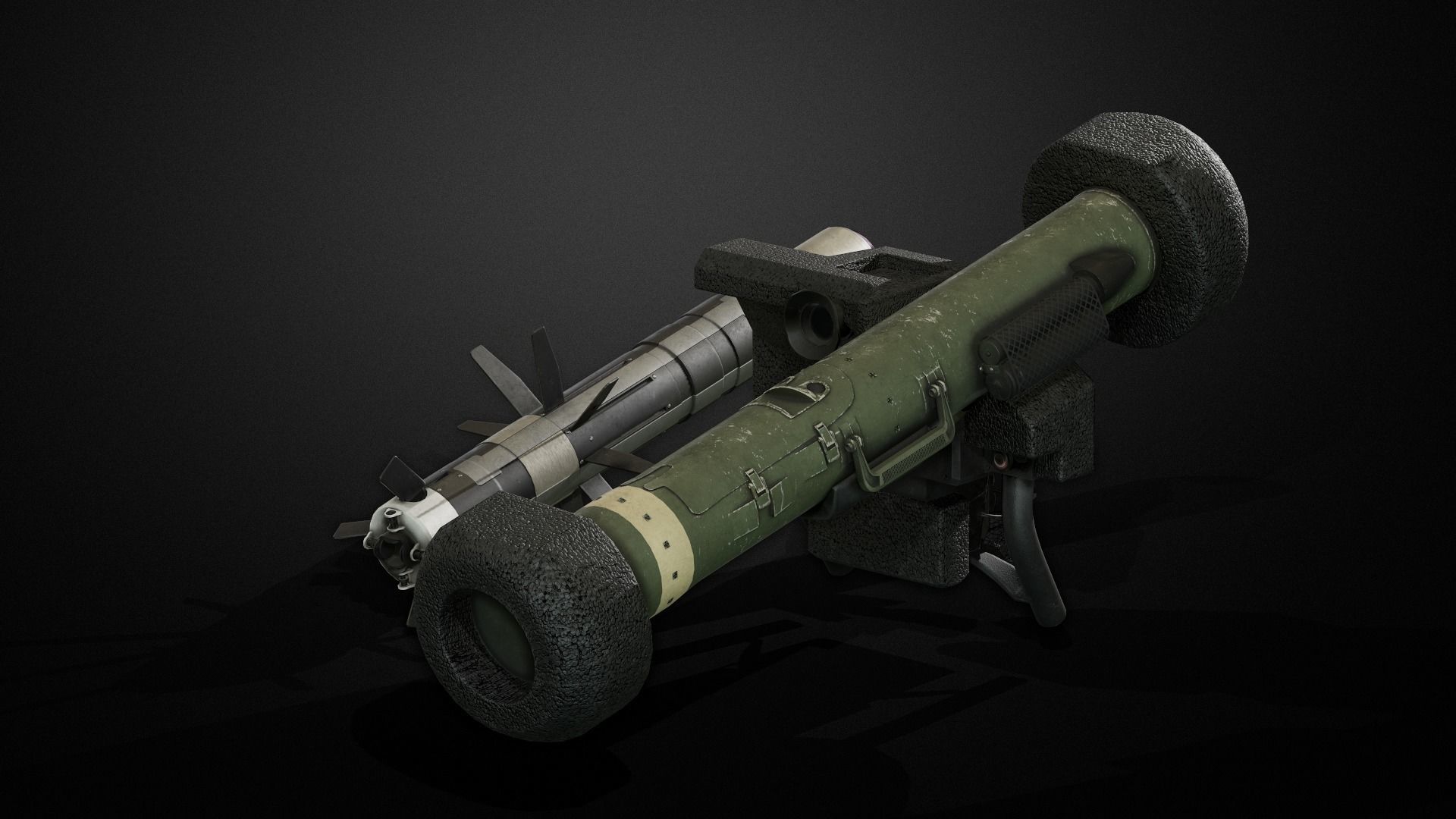 FGM-148 Javelin Low-poly 3D model_2