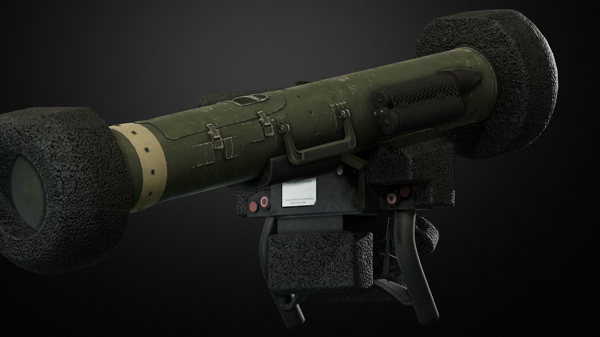 FGM-148 Javelin Low-poly 3D model_8