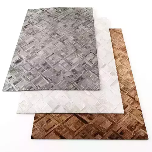 Rugs-530 leather rugs for living room