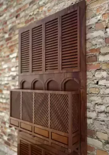 Arabic Window Mashrabiya 3D model