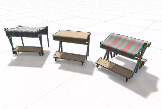 Medieval Stall Game Ready