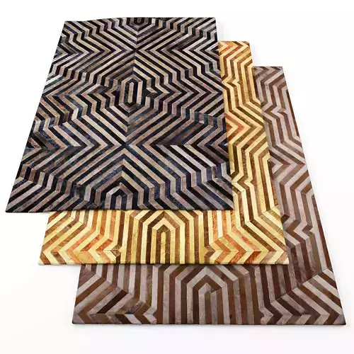 Rugs-534 leather rugs for living room