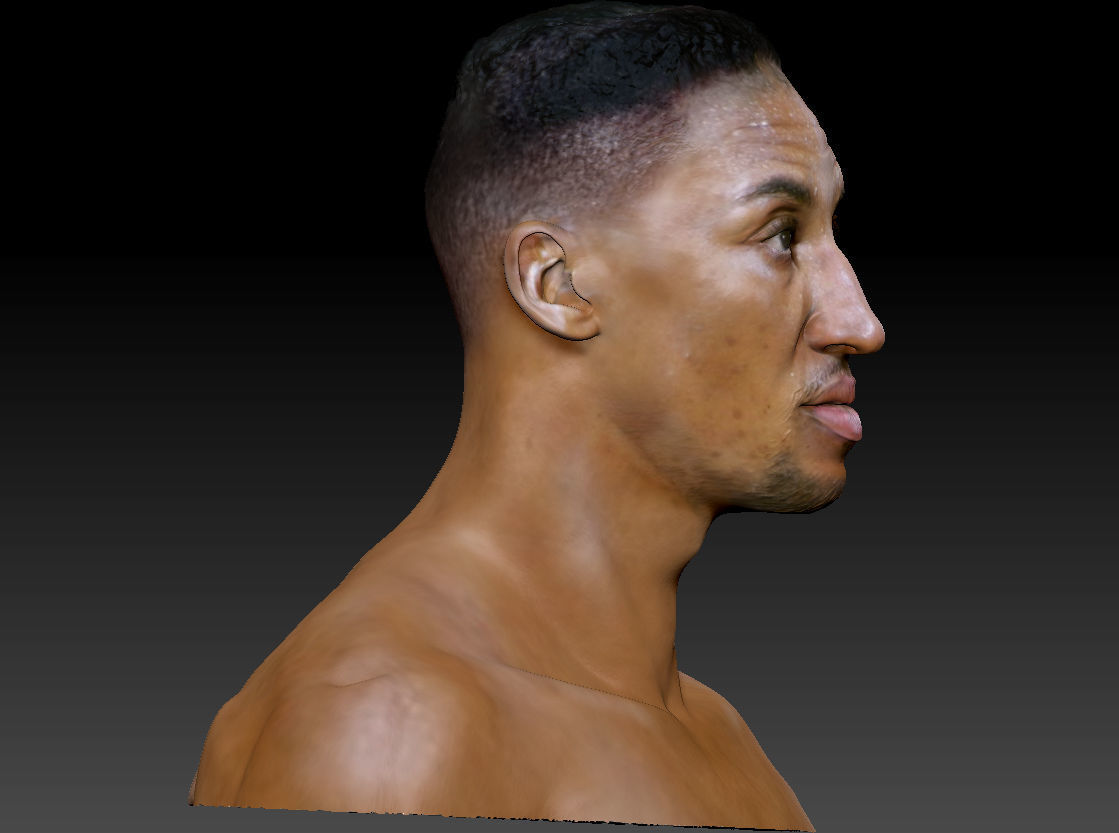 Scottie Pippen NBA 2 busts 3D print model_24