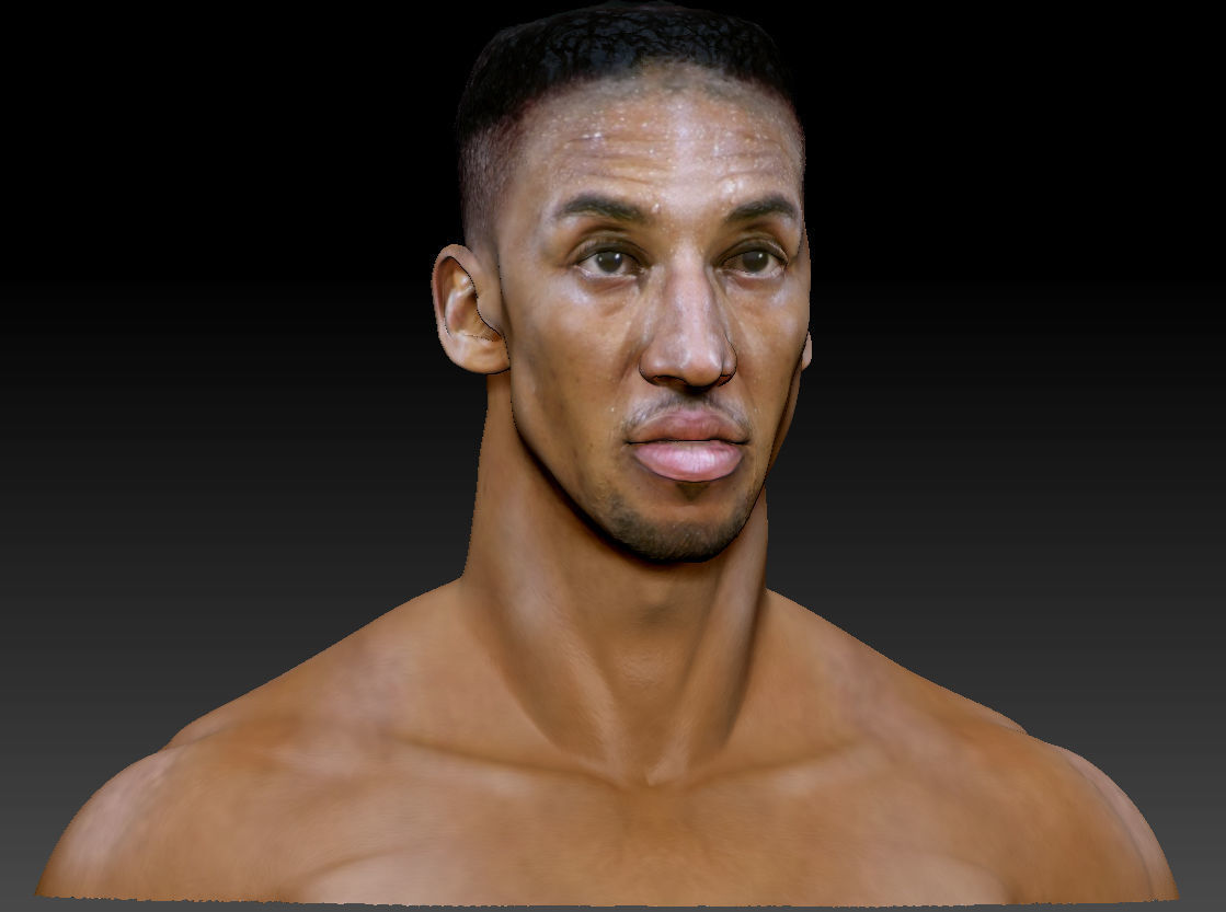 Scottie Pippen NBA 2 busts 3D print model_27