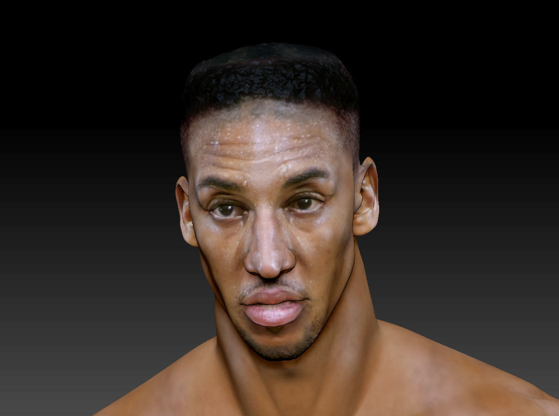 Scottie Pippen NBA 2 busts 3D print model_20