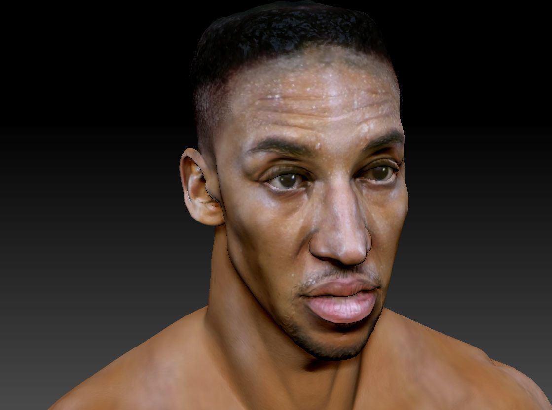 Scottie Pippen NBA 2 busts 3D print model_17