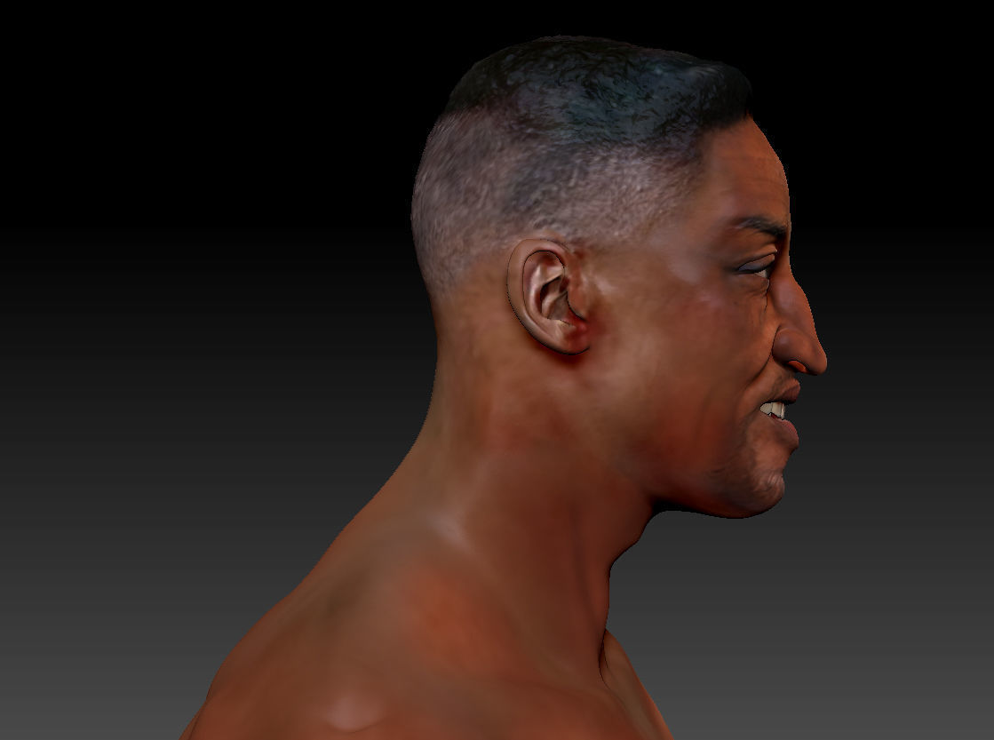 Scottie Pippen NBA 2 busts 3D print model_25