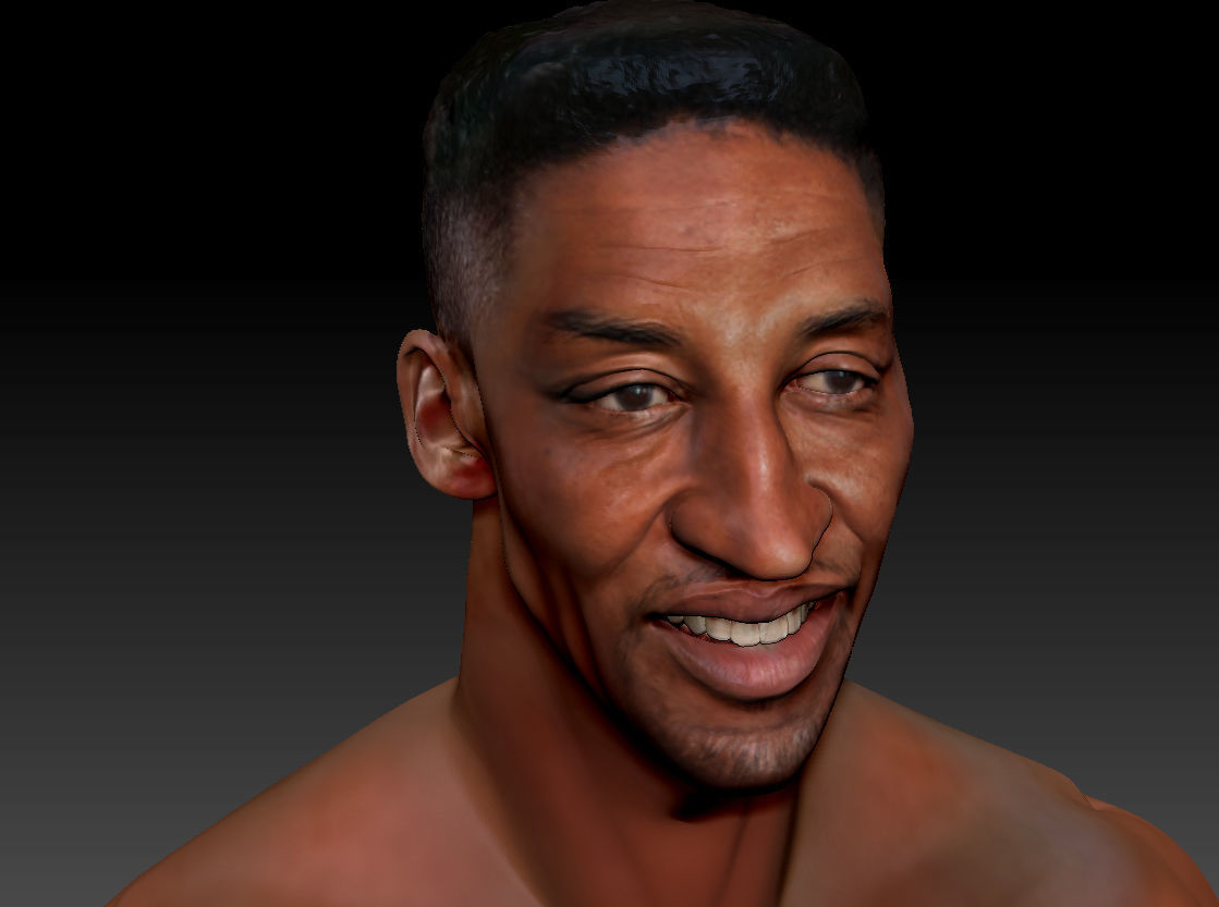 Scottie Pippen NBA 2 busts 3D print model_18