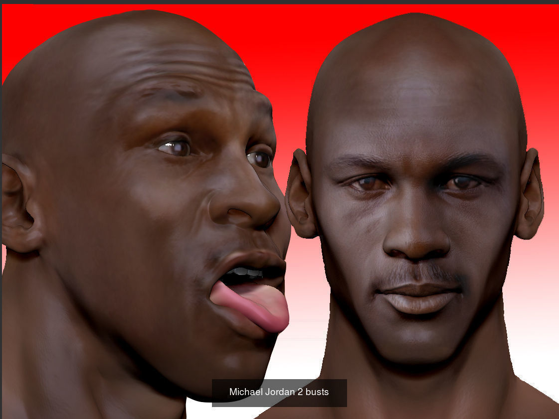 NBA Superstars 3D Model Collection_2