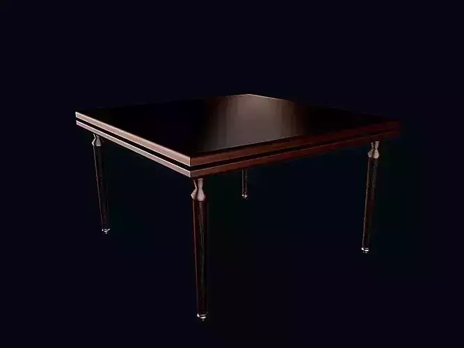 Dinning table - R series - 6 3D model