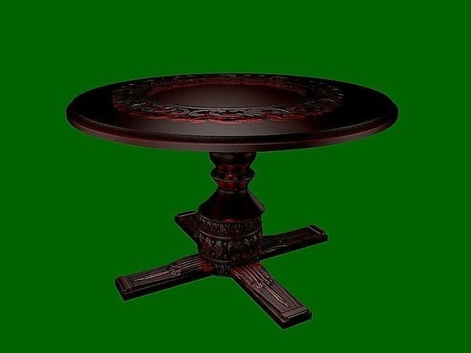 Dinning table - R series - 7 3D model