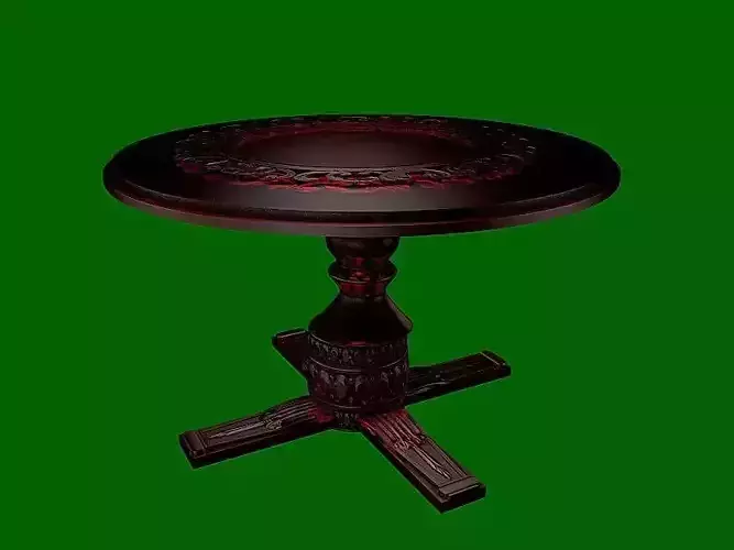 Dinning table - R series - 7 3D model