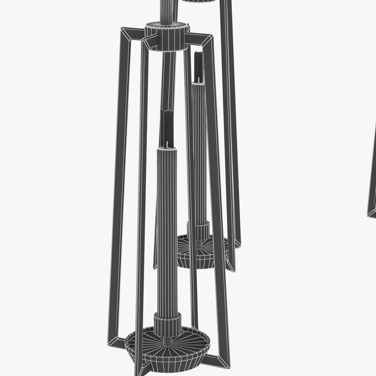 Holly Hunt CLOCK CHANDELIER 3D model_12