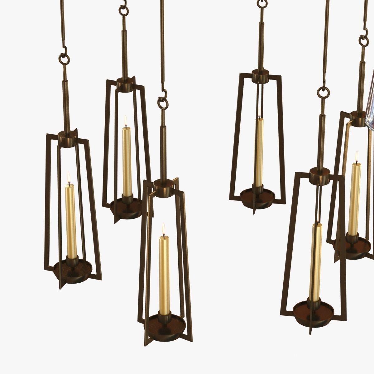Holly Hunt CLOCK CHANDELIER 3D model_6
