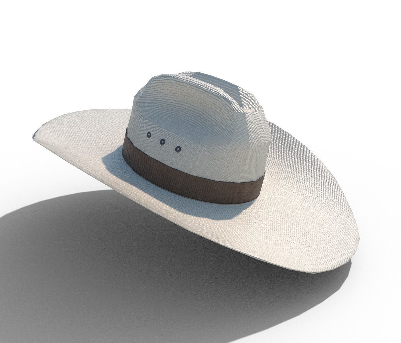 Cowboy Hat PBR Low-poly 3D model_2