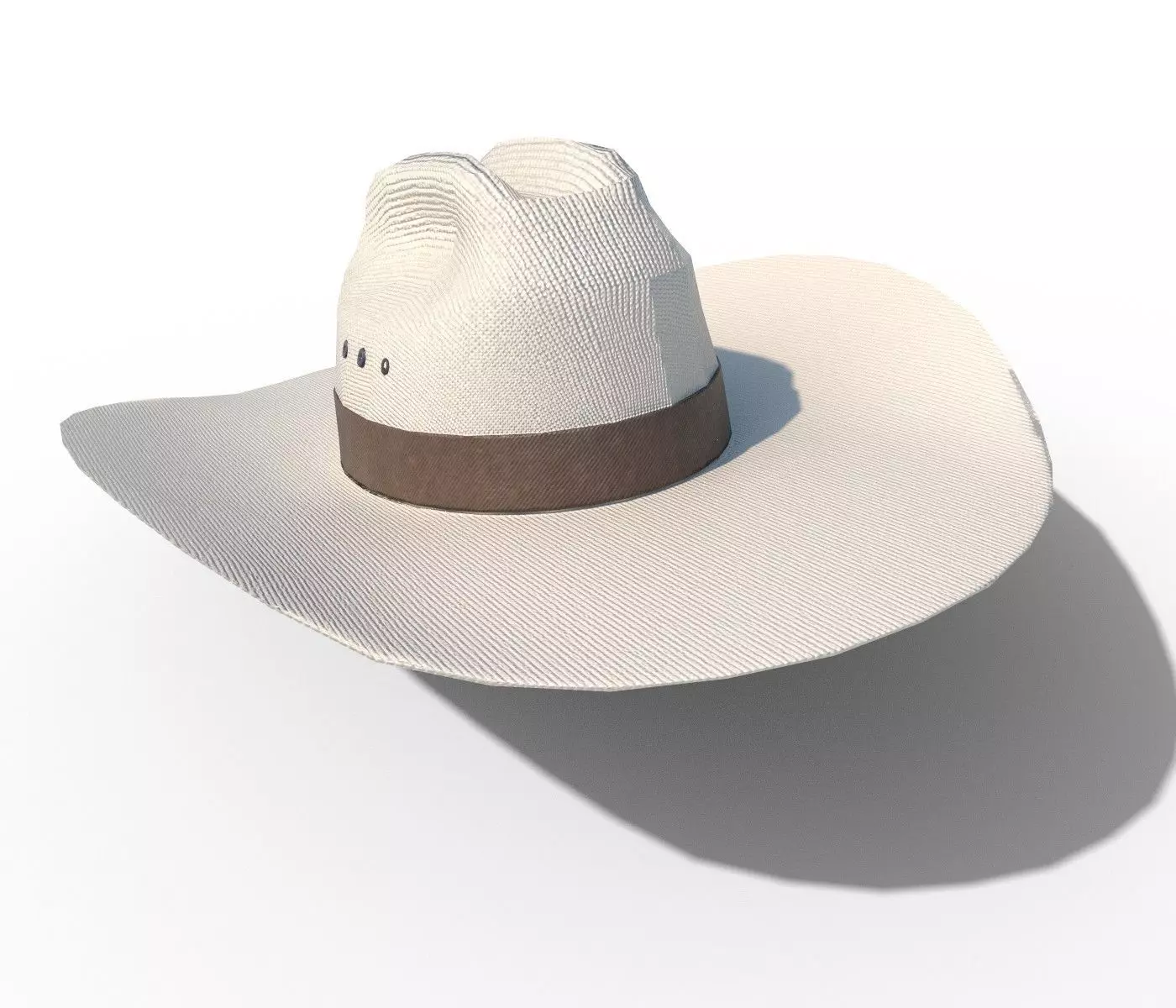 Cowboy Hat PBR Low-poly 3D model_0