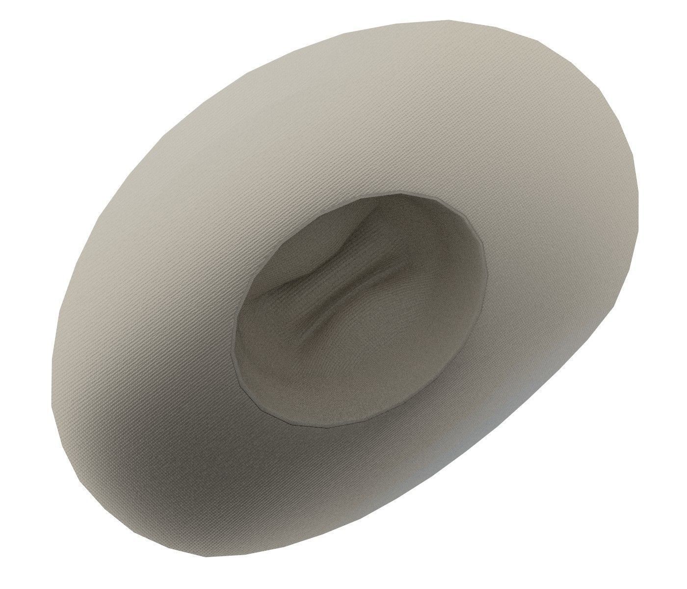 Cowboy Hat PBR Low-poly 3D model_4