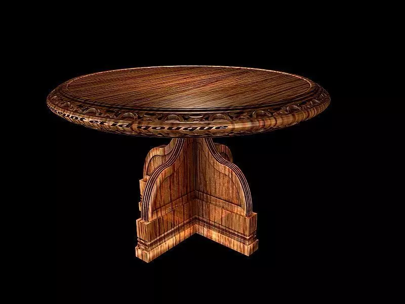 Dinning table 13 3D model_0