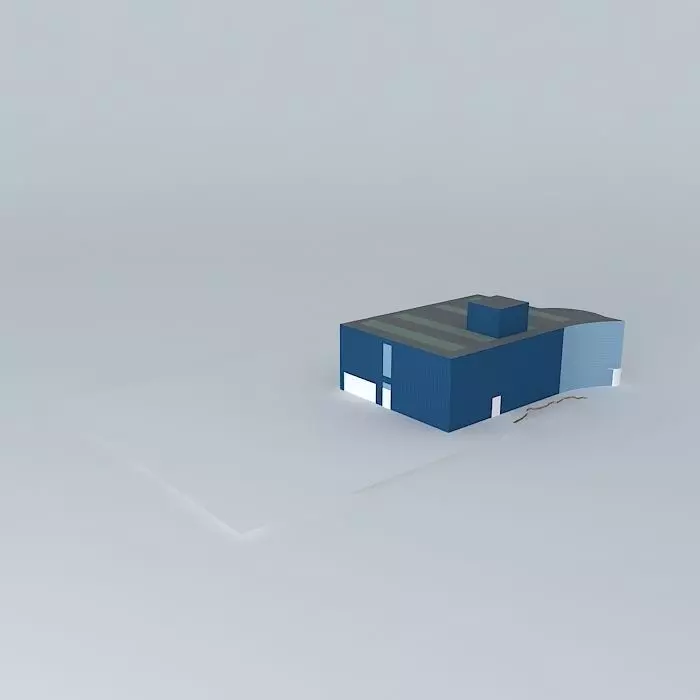 Small Industrial Laboratory Free 3D model