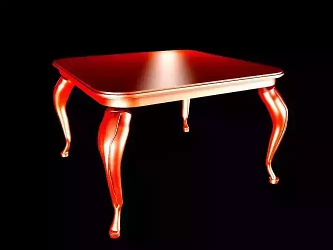 Dinning table - S series - 8 3D model