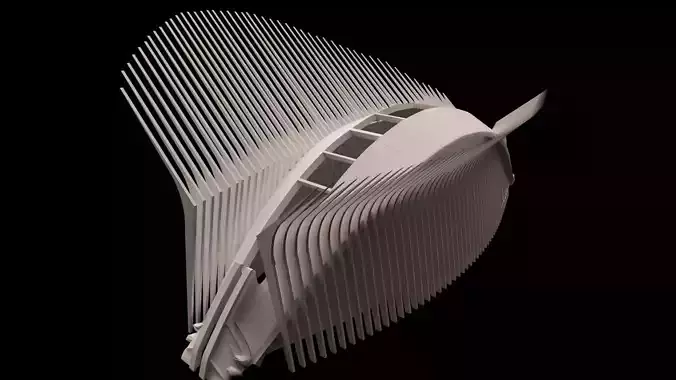 World Trade Center Transportation Hub Oculus 3D model Low-poly 3D model