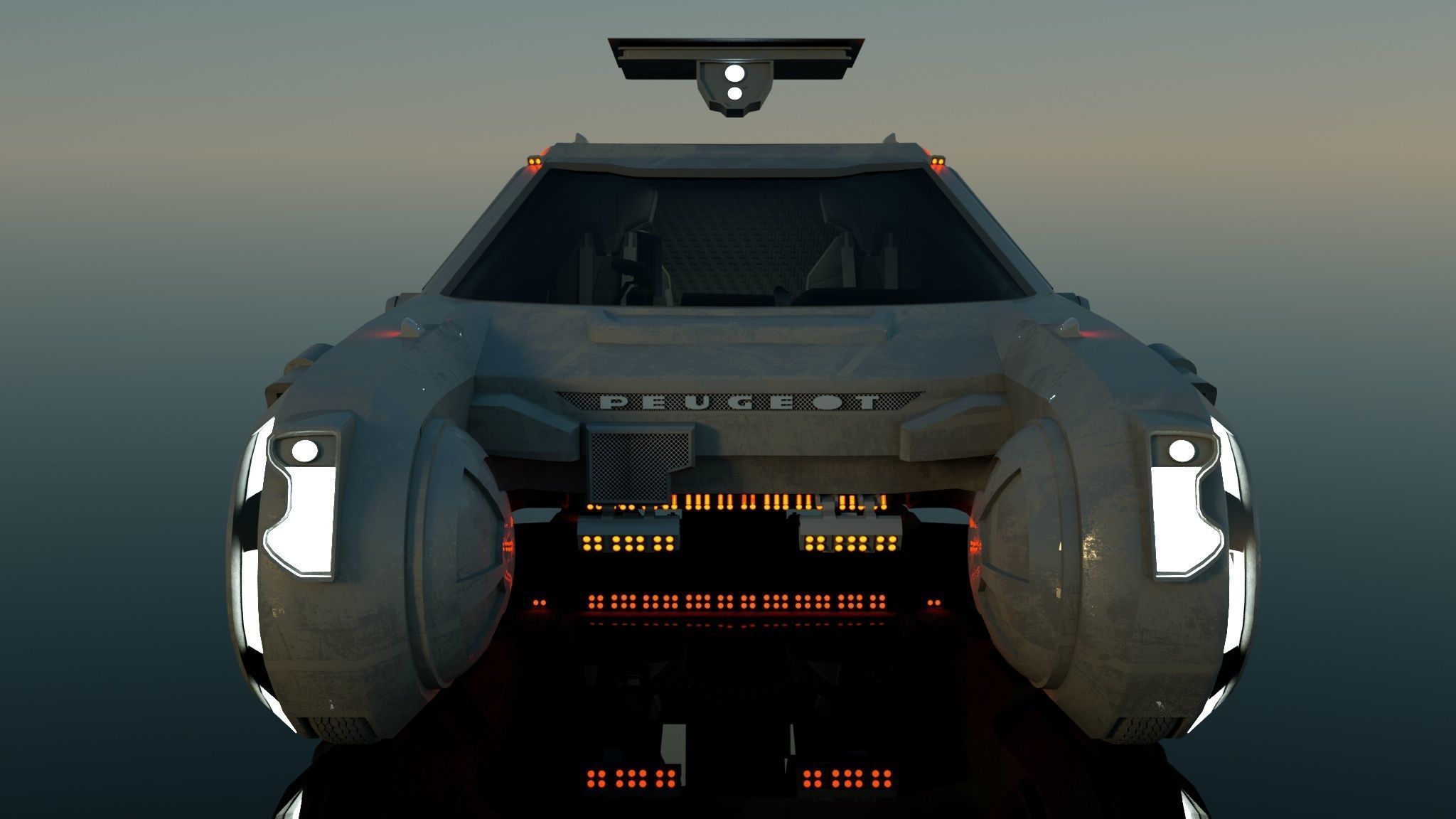 Blade runner 2049 Officer K spinner  3D model_1