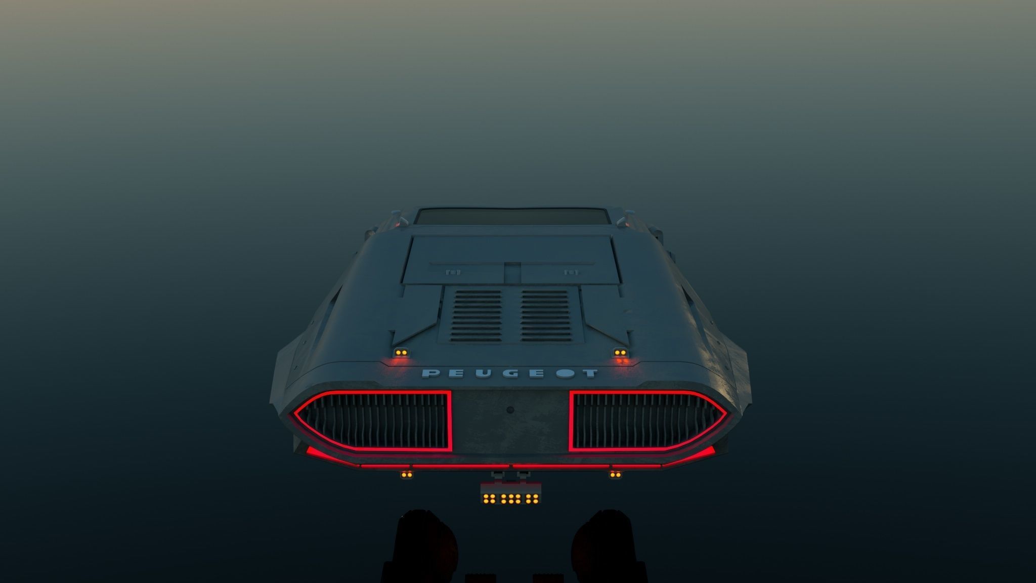 Blade runner 2049 Officer K spinner  3D model_3