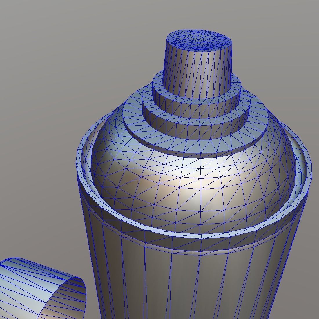 Spray Can Low-poly 3D model_10