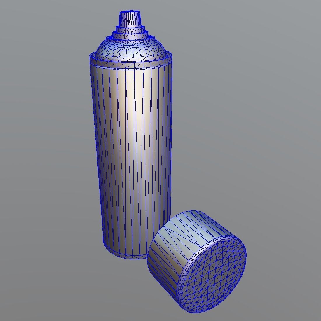 Spray Can Low-poly 3D model_6
