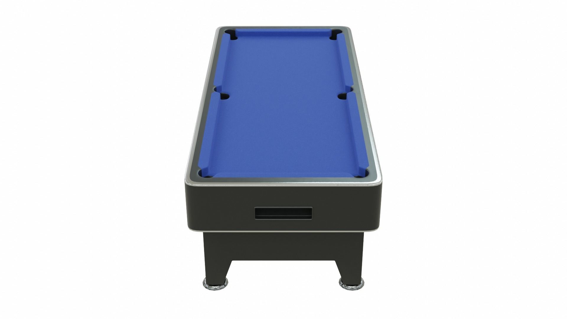 Pool Table Low-poly 3D model_6