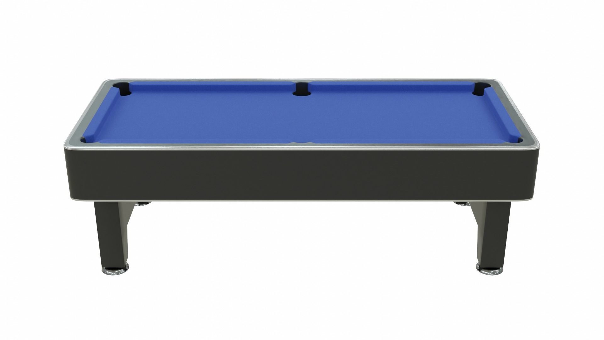 Pool Table Low-poly 3D model_3