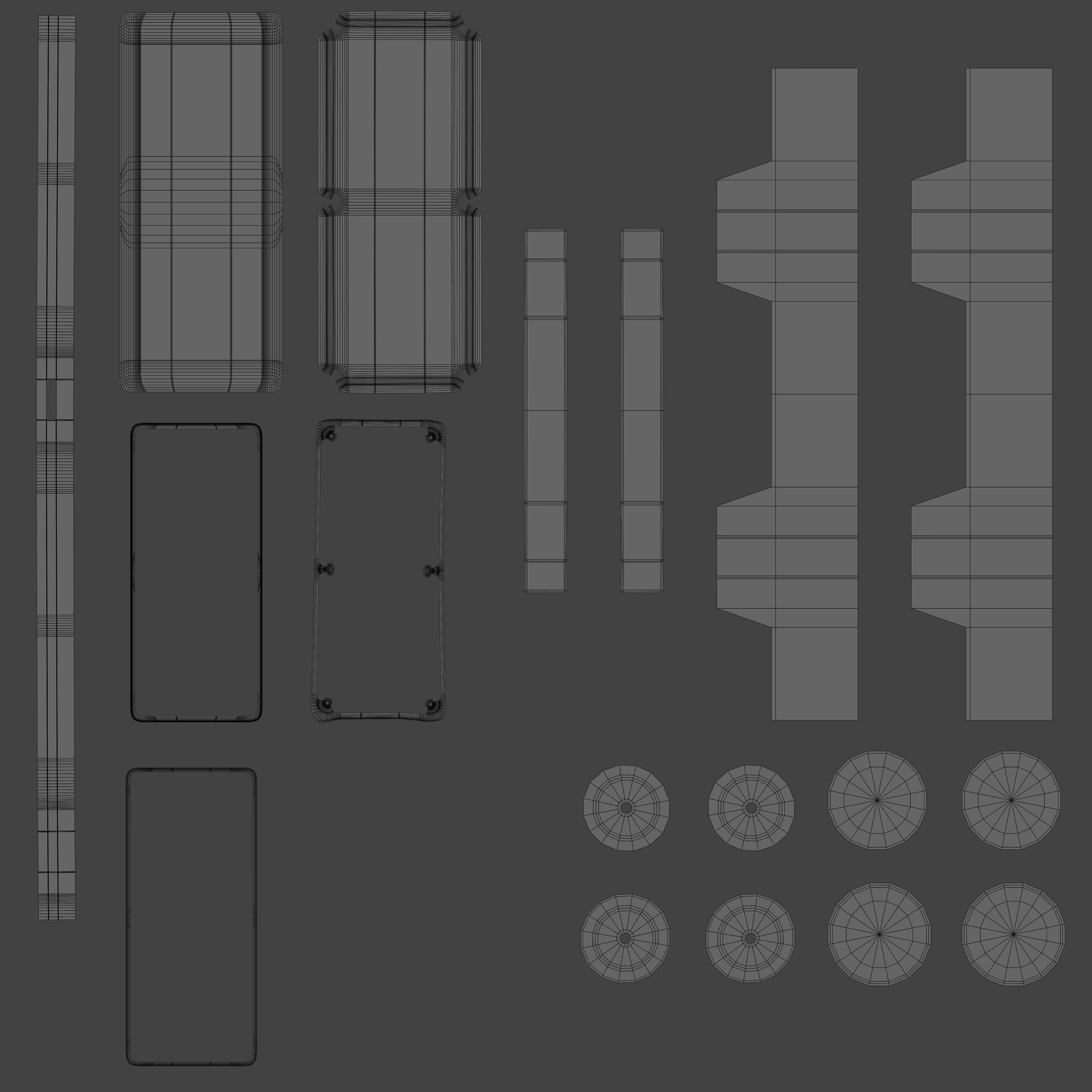 Pool Table Low-poly 3D model_19