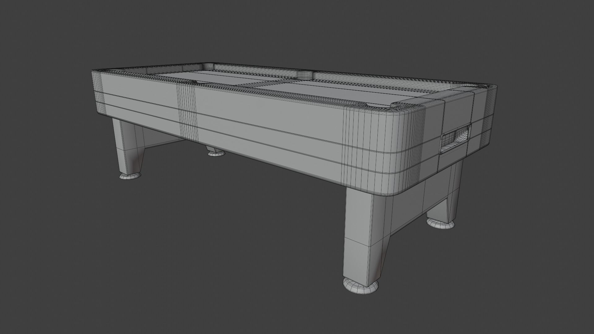 Pool Table Low-poly 3D model_14