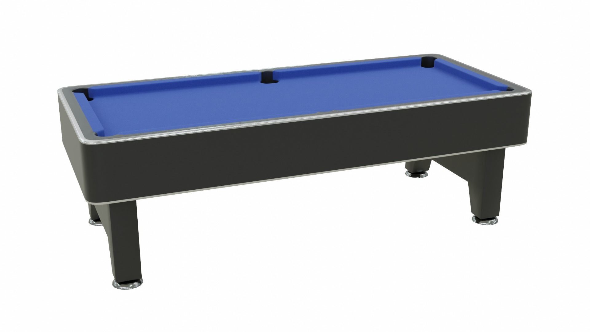 Pool Table Low-poly 3D model_4