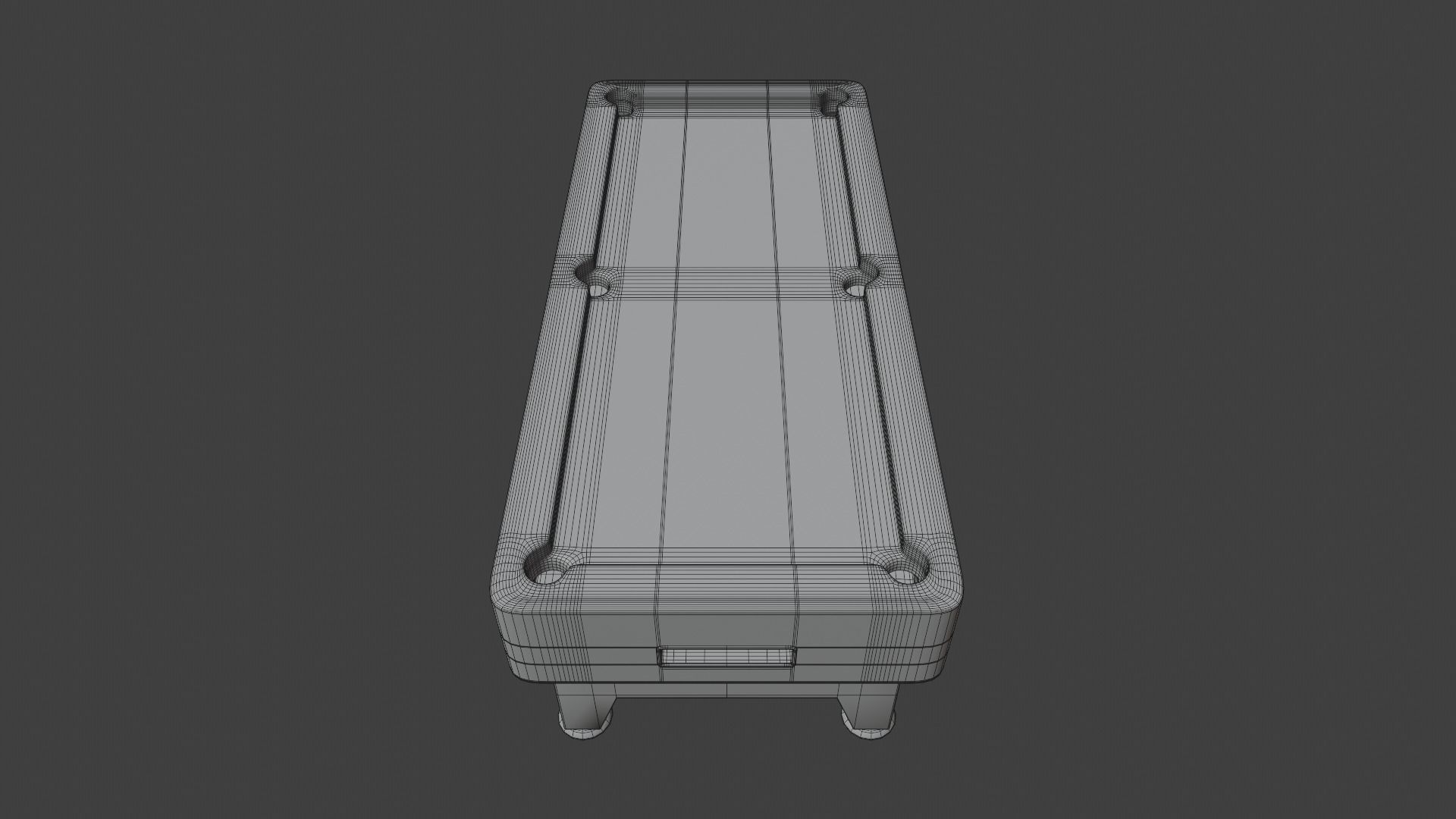 Pool Table Low-poly 3D model_15