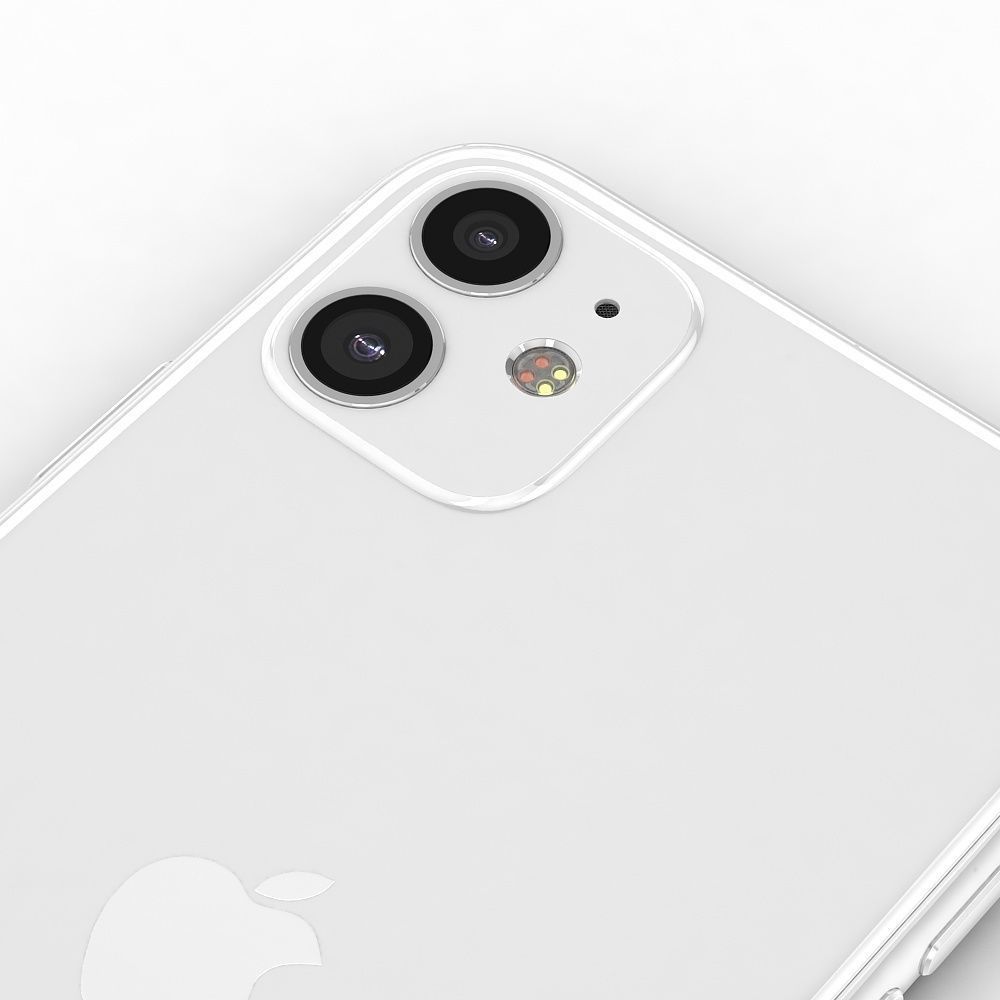Apple iPhone 11 White Low-poly 3D model_17