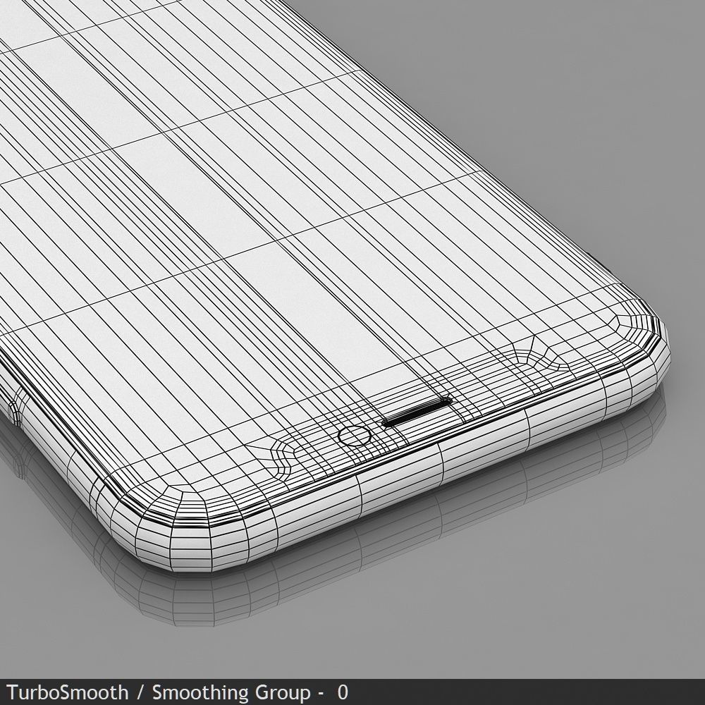 Apple iPhone 11 White Low-poly 3D model_29