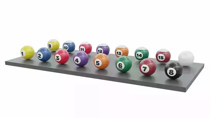 Pool Table Pool Balls Set