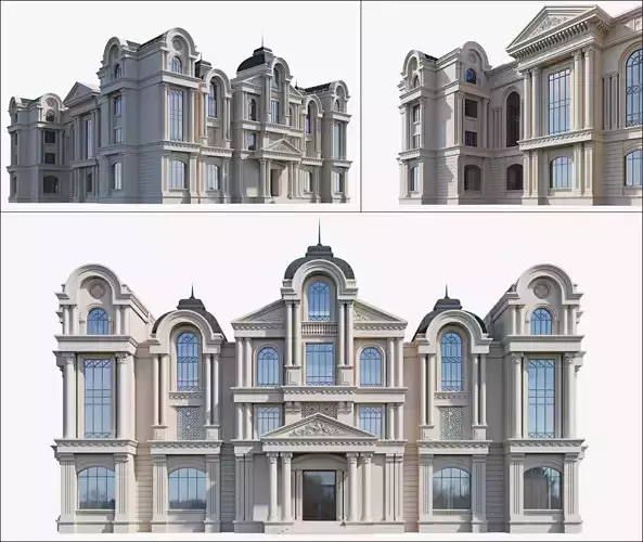 Commercial building 3 3D model