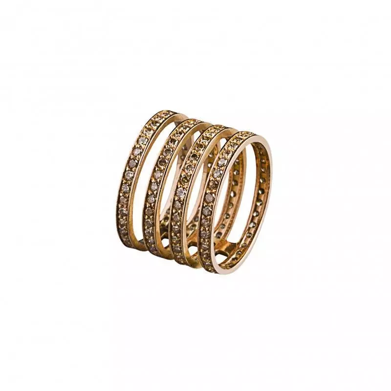 Hoops Ring 4 Hoops 02 3D print model_0