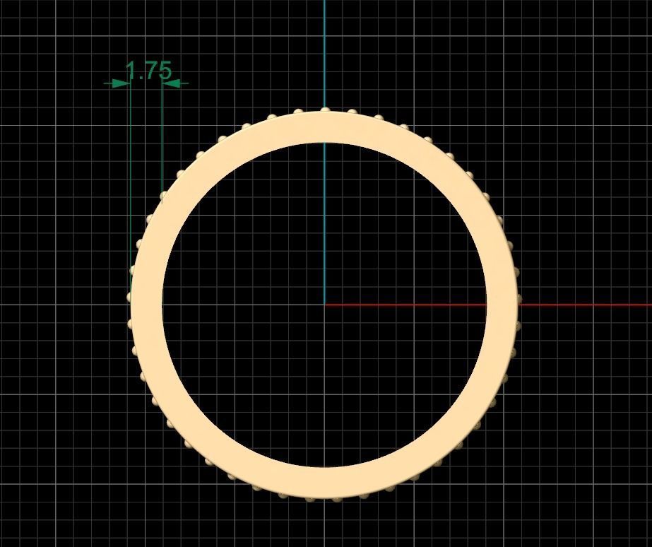 Hoops Ring 4 Hoops 02 3D print model_6