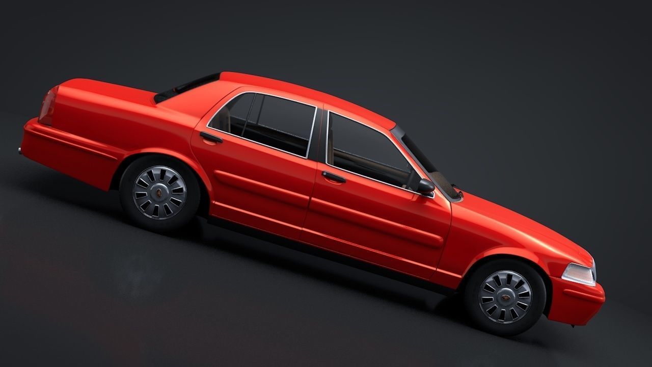 City Car C4D Rigged 3D model_7